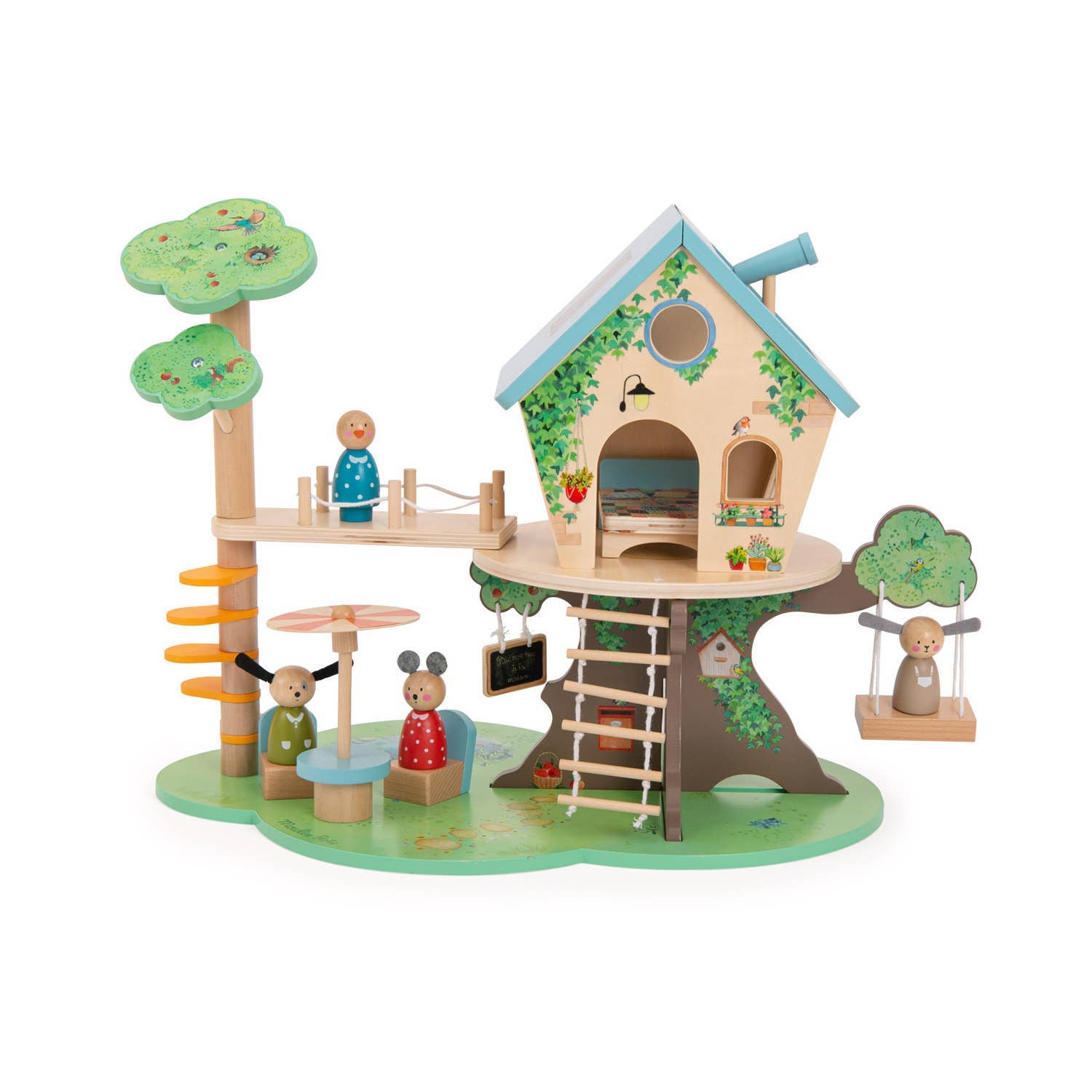 Wooden Characters - The Big Family