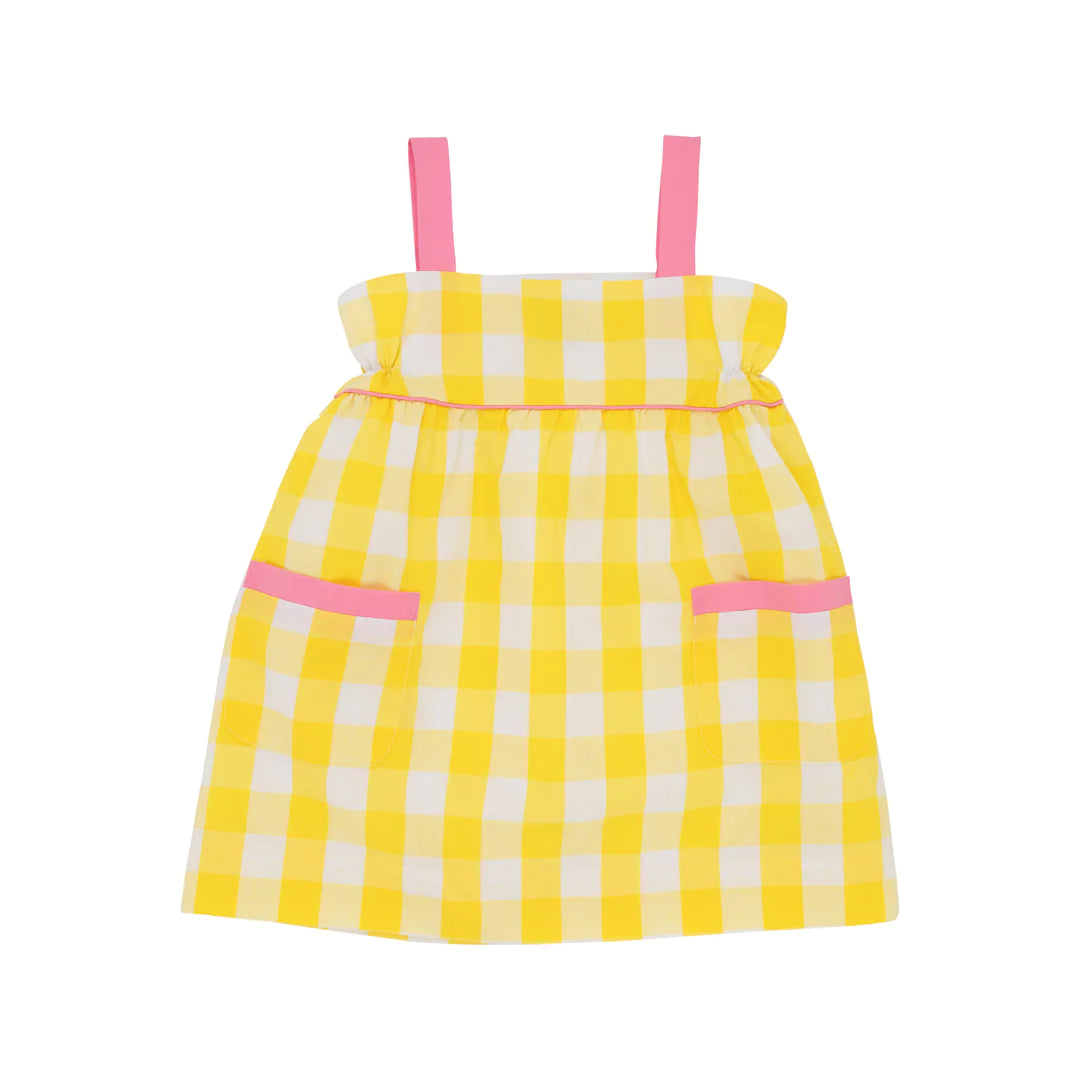 Millie Day Dress - Seaside Sunny Yellow Chattanooga Check