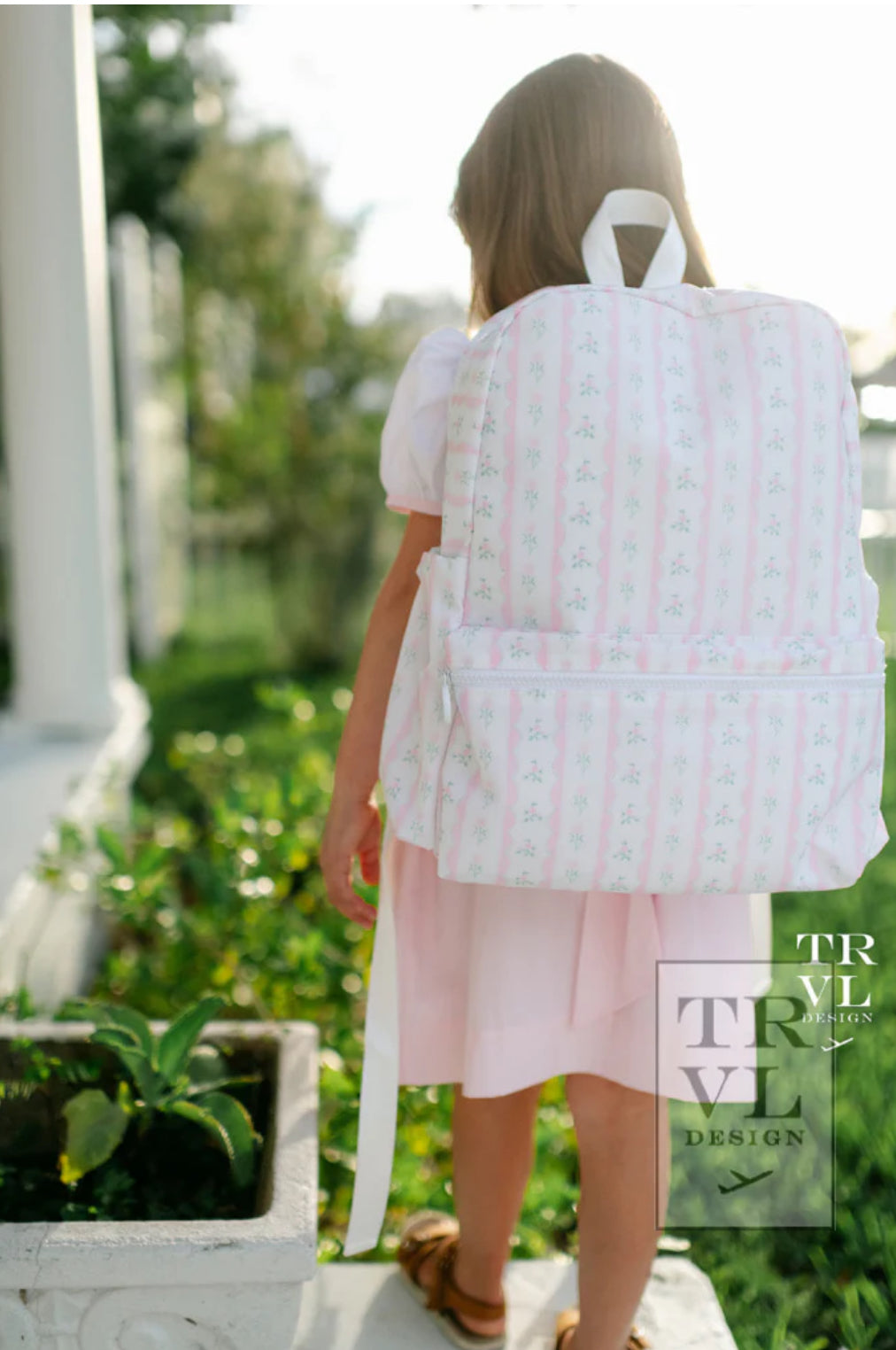 Backpacker - Pink Ribbon Floral