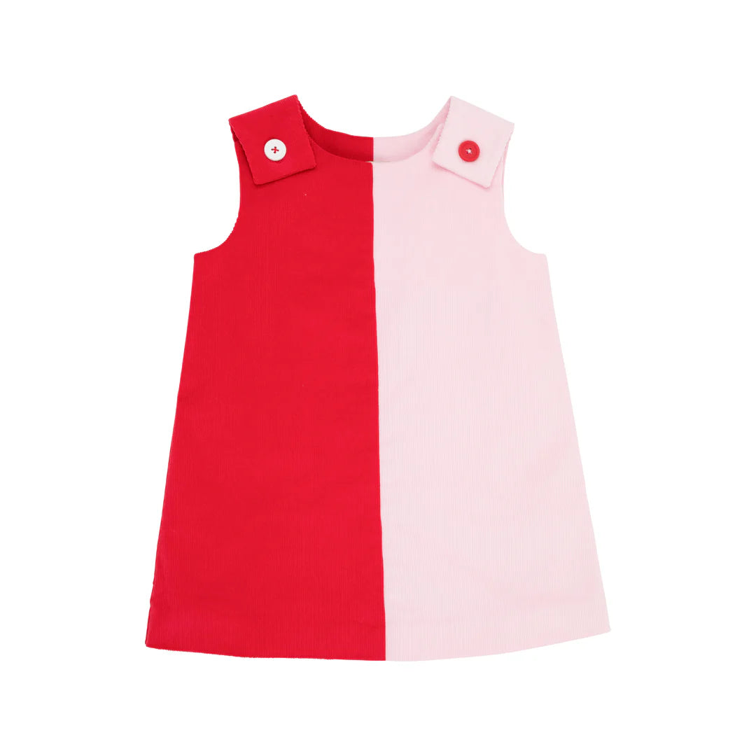 Katie Anne Colorblock Jumper - Richmond Red/Palm Beach Pink
