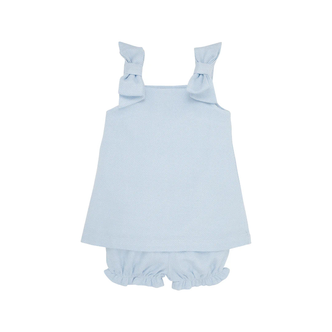 Jillian Jumper Set - Beale Street Blue Herringbone