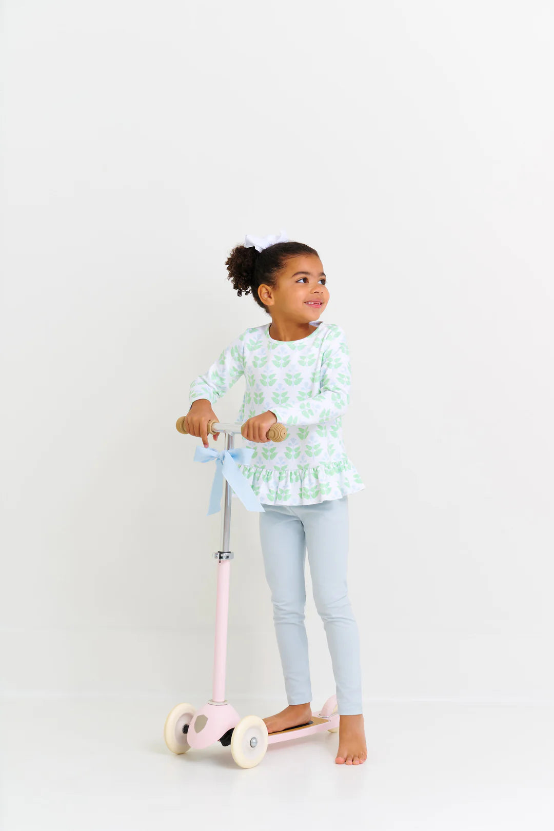 Long Sleeve Love You Back Top - Hanover Hand Block