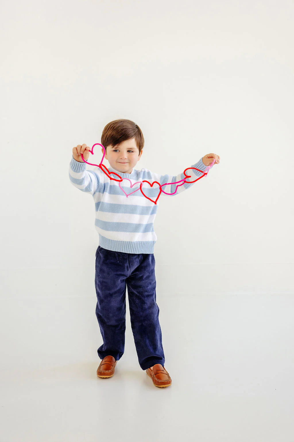 Isaac's Sweater - Beale Street Blue Stripe