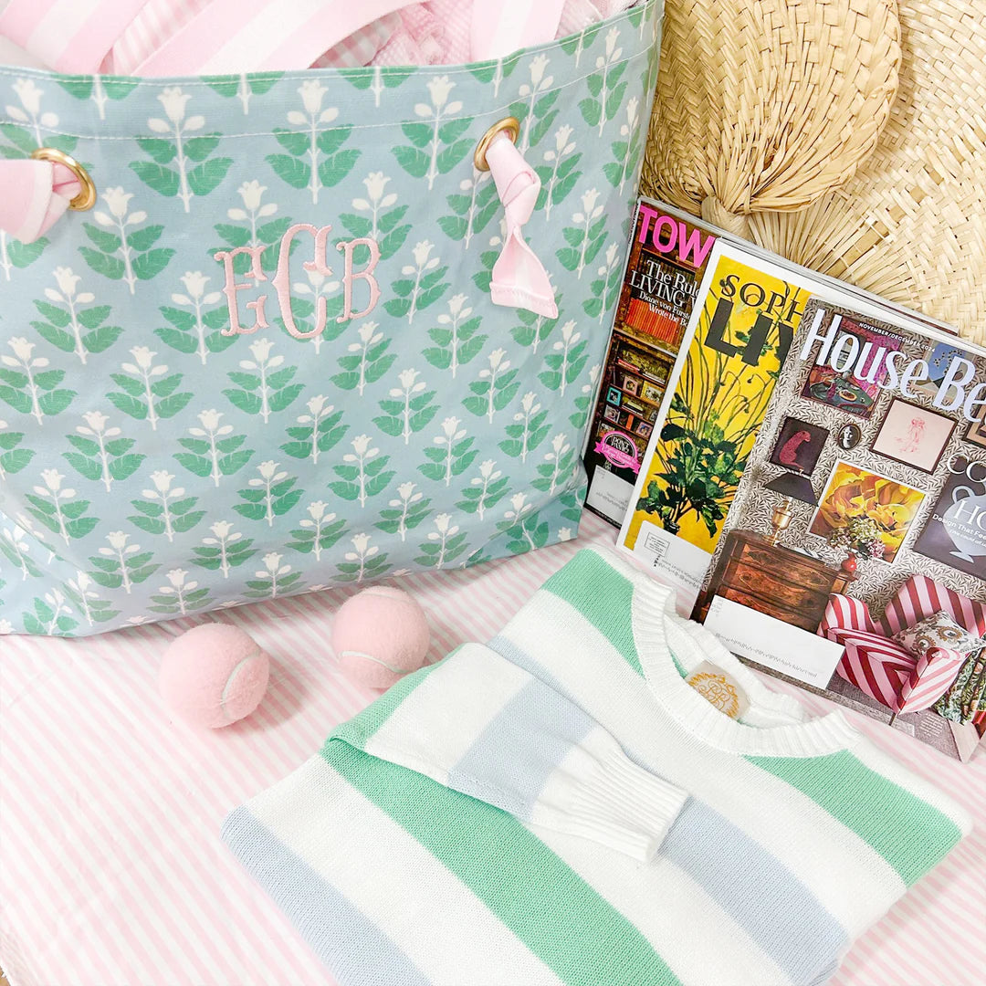 Isabelle Beach Bag - Hanover Hand Block