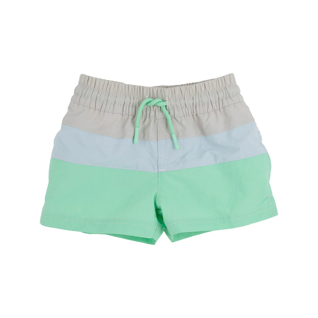 Country Club Colorblock Trunk - Sandy Springs Stone