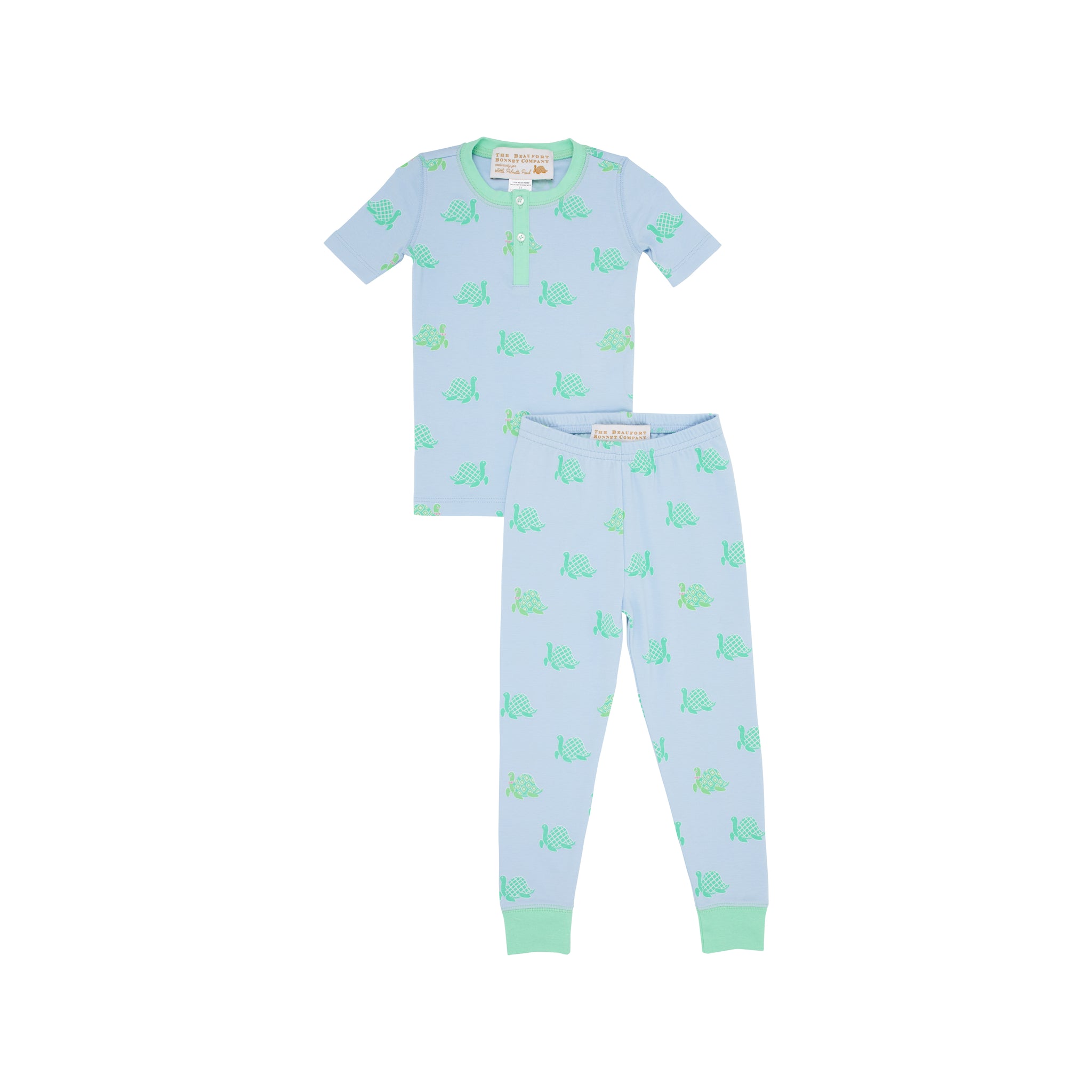 Sutton's Short Sleeve Set - Pearl's Turtle Parade