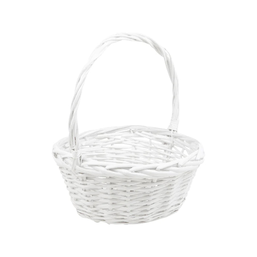 Easter Basket (Round) - White