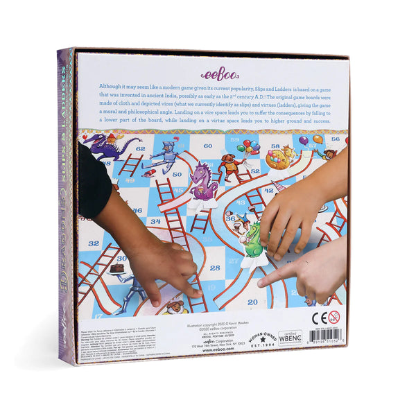 Dragon Slips and Ladders Board Game